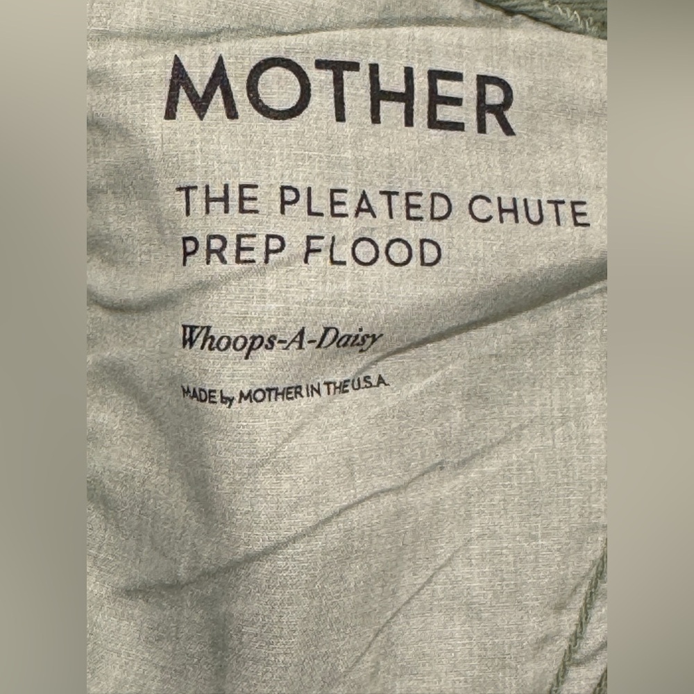 MOTHER pleated chute prep flood
“whoops-a-daisy” - Picture 10 of 12